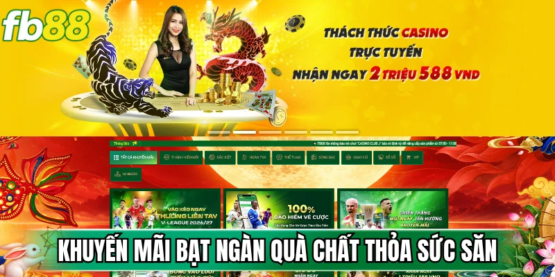 Khuyến mãi bạt ngàn quà chất thỏa sức săn